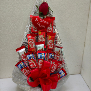 valentine's day Bouquet with Chocolate
